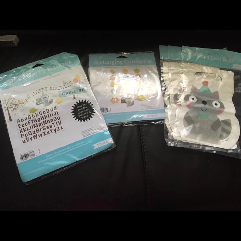 Woodland Birthday party set